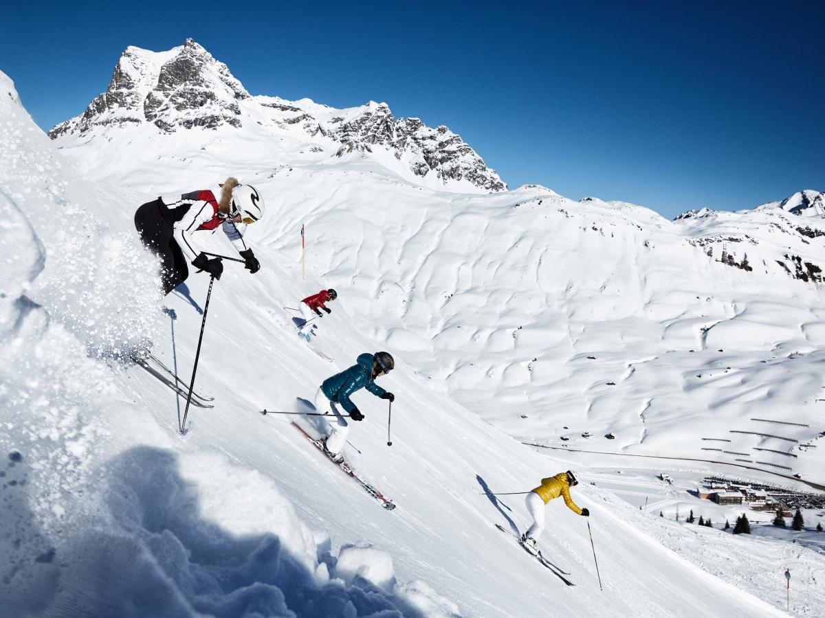 Skifahren in Warth Schroecken