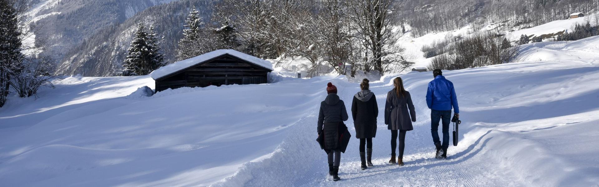 Winterwandern in Au-schoppernau